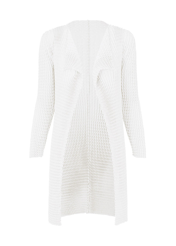 SPONGY BK/WT-28 Cardigan White
