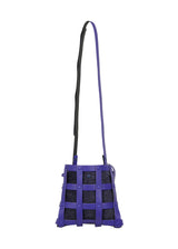 SPIRAL GRID Bag Blue Violet