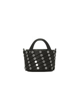 SPARKLE SPIRAL GRID Bag Black