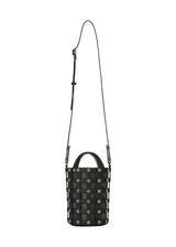 SPARKLE SPIRAL GRID Bag Black
