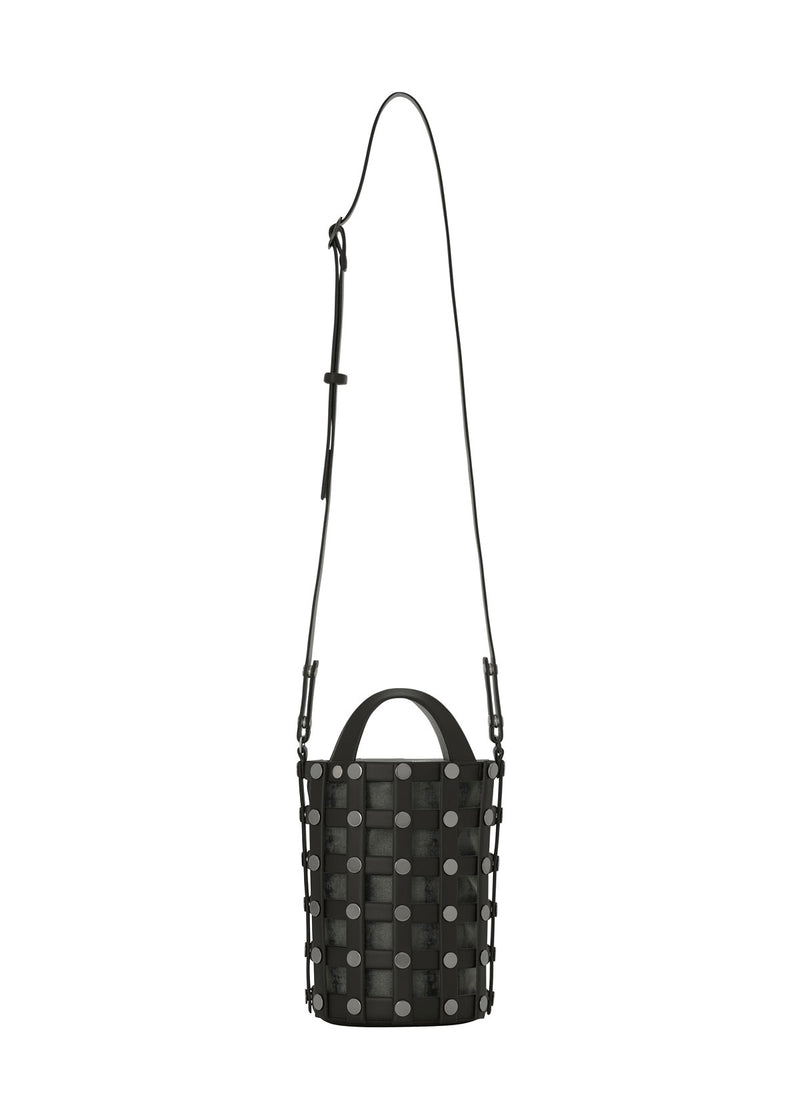 SPARKLE SPIRAL GRID Bag Black