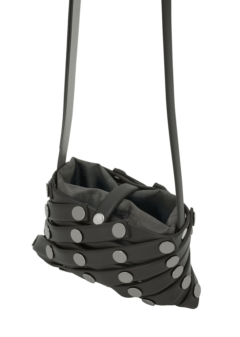 SPARKLE SPIRAL GRID Bag White