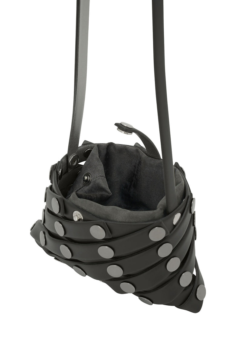 SPARKLE SPIRAL GRID Bag White