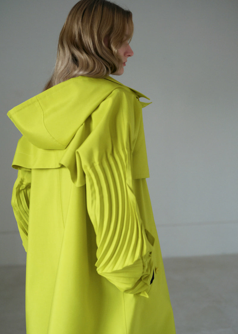 PINNATE COAT Coat Yellow