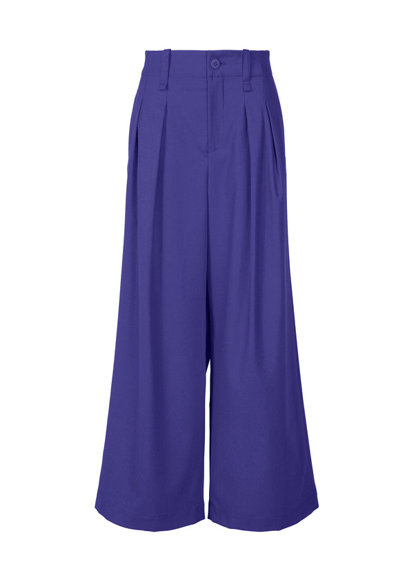 WOOL PANTS Trousers Blue Violet