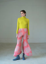 GROW PLEATS Trousers Orange-Hued