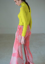 GROW PLEATS Trousers Orange-Hued