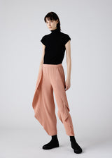 ORBICULAR PLEATS Trousers Light Pink