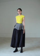 WINDING SOLID Skirt Black