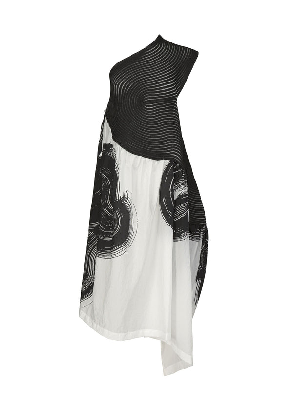 WINDING Dress White-Hued