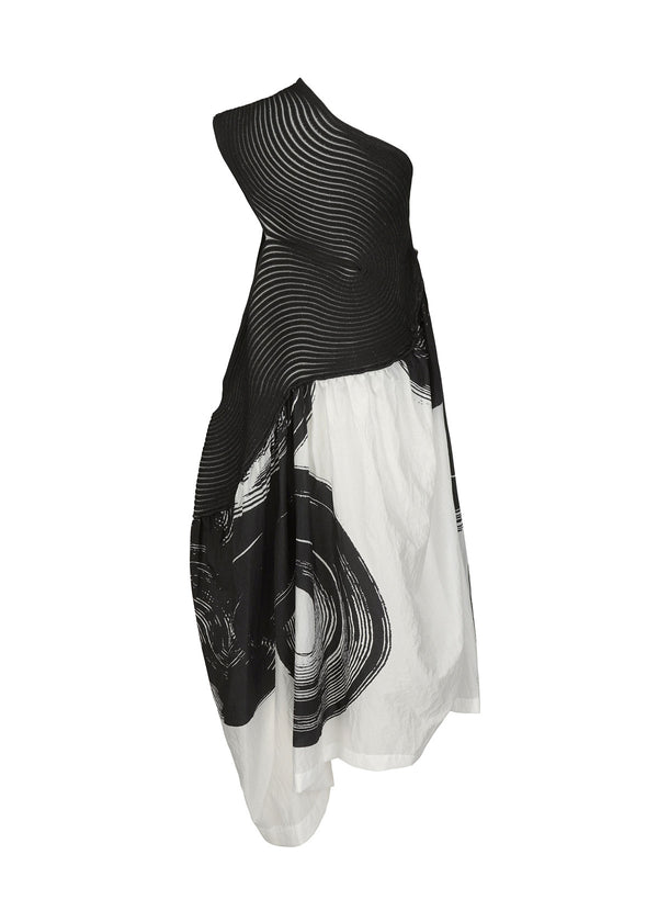 WINDING Dress White-Hued