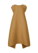 SPROUT PLEATS SOLID Dress Light Brown