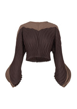 FRONDS Shirt Brown x Dark Brown