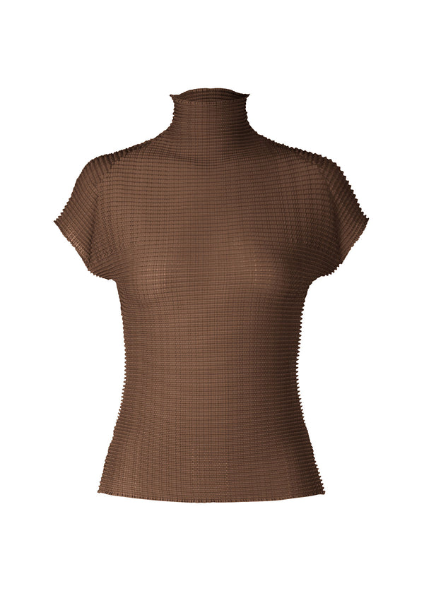 WOOLY PLEATS 1 Shirt Dark Brown