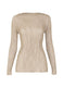 CHIFFON TWIST 2 Shirt Light Beige