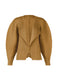 SPROUT PLEATS SOLID Cardigan Light Brown