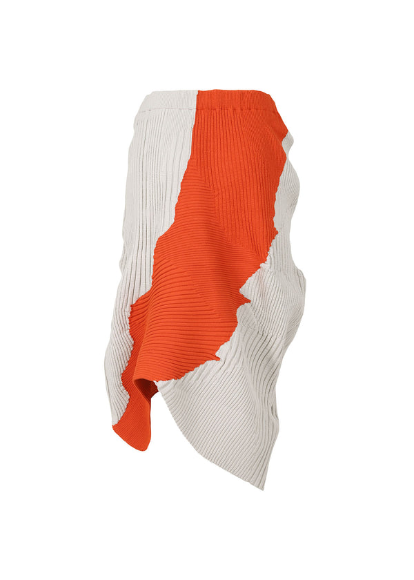 GROW KNIT Skirt Orange-Hued