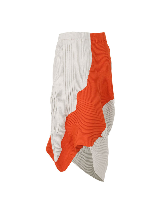 GROW KNIT Skirt Orange-Hued