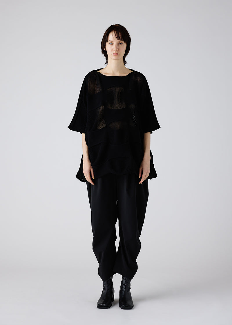 BLOCK MESH AP Top Dark Yellow