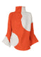 GROW KNIT Top Orange-Hued