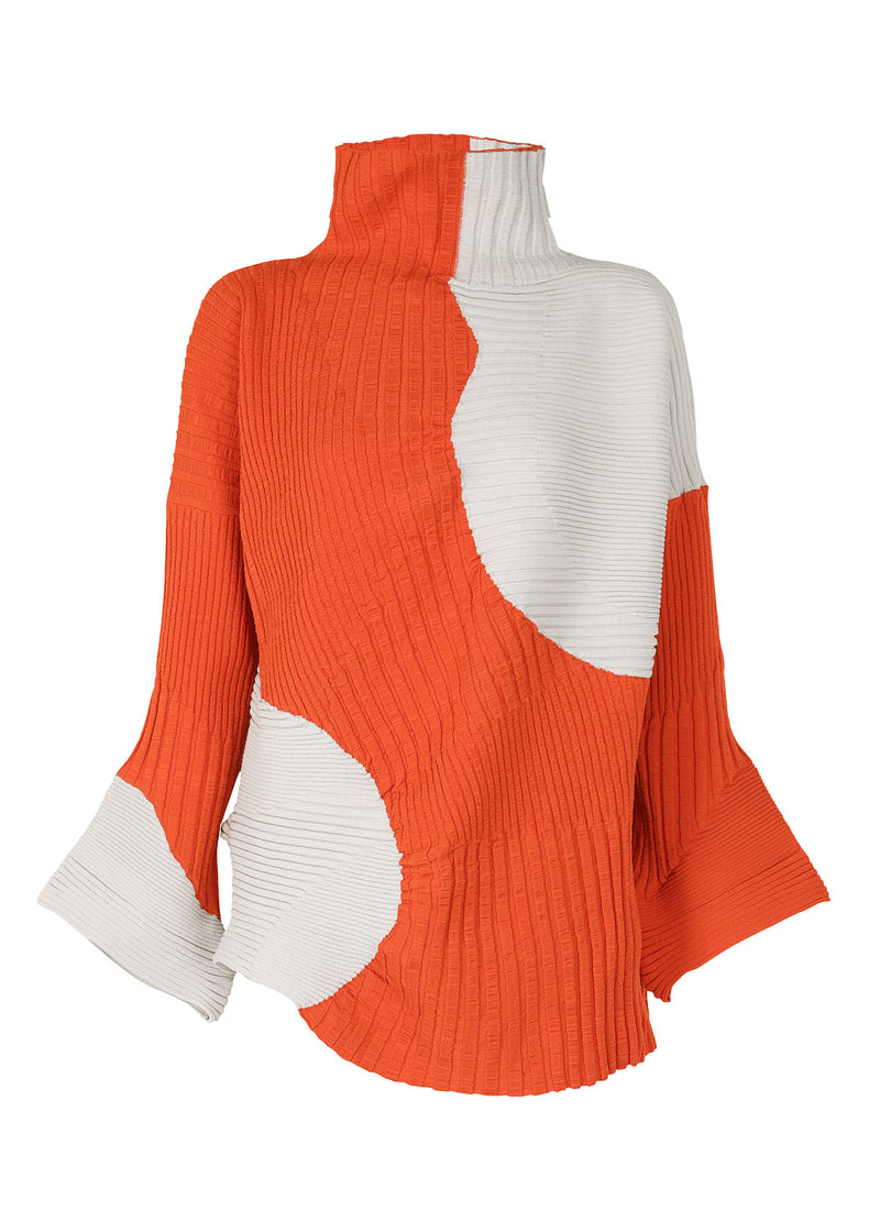 GROW KNIT Top Orange-Hued