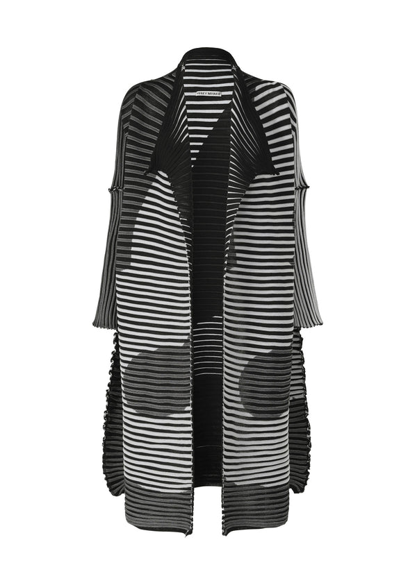 MEANDER KNIT Cardigan Black-Hued