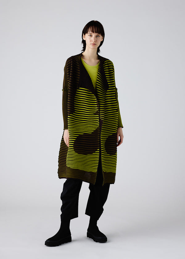 MEANDER KNIT Cardigan Black-Hued