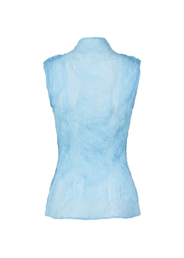 CHIFFON TWIST 2 Top Light Blue