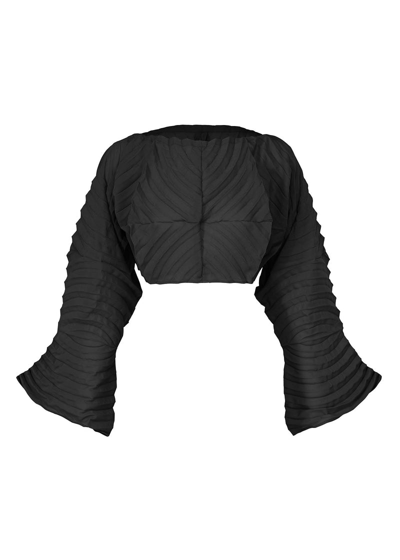 SEQUENCE PLEATS Shirt Black