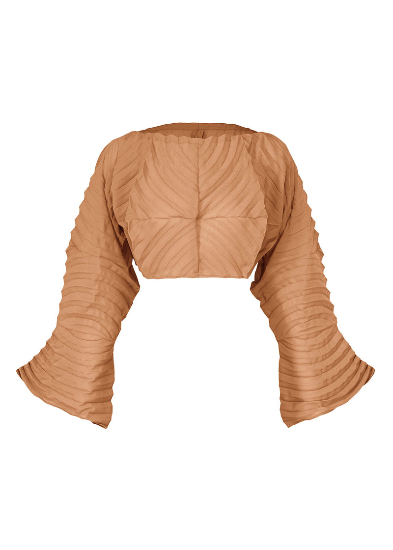 SEQUENCE PLEATS Shirt Beige