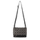 PRISM KANGAROO Shoulder Bag Charcoal Grey x Matte Black