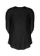 RIB PLEATS FEBRUARY Top Black