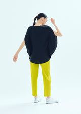 RIB PLEATS FEBRUARY Top Black