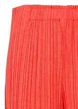 RAMIE PLEATS Trousers Scarlet