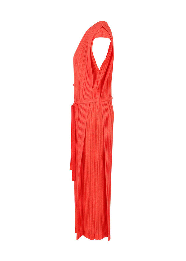 RAMIE PLEATS Jumpsuit Scarlet