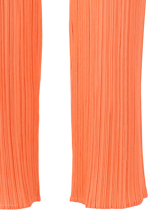BOUQUET COLORS Trousers Coral Orange