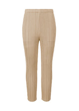 MONTHLY COLORS : OCTOBER Trousers Beige