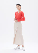 MONTHLY COLORS : OCTOBER Skirt Beige