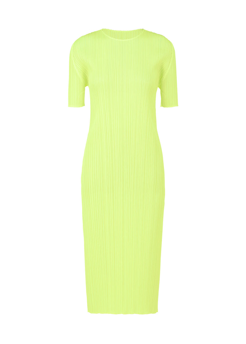 BOUQUET COLORS Dress Neon Yellow | ISSEY MIYAKE ONLINE STORE UK