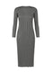 FIELD PLAIN Dress Grey