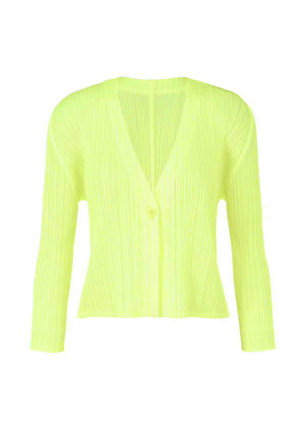 BOUQUET COLORS Cardigan Neon Yellow