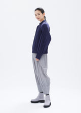PADDED PLEATS COAT Jacket Black