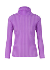 RIB PLEATS JANUARY Top Lavender