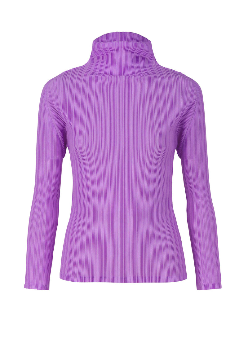 RIB PLEATS JANUARY Top Lavender