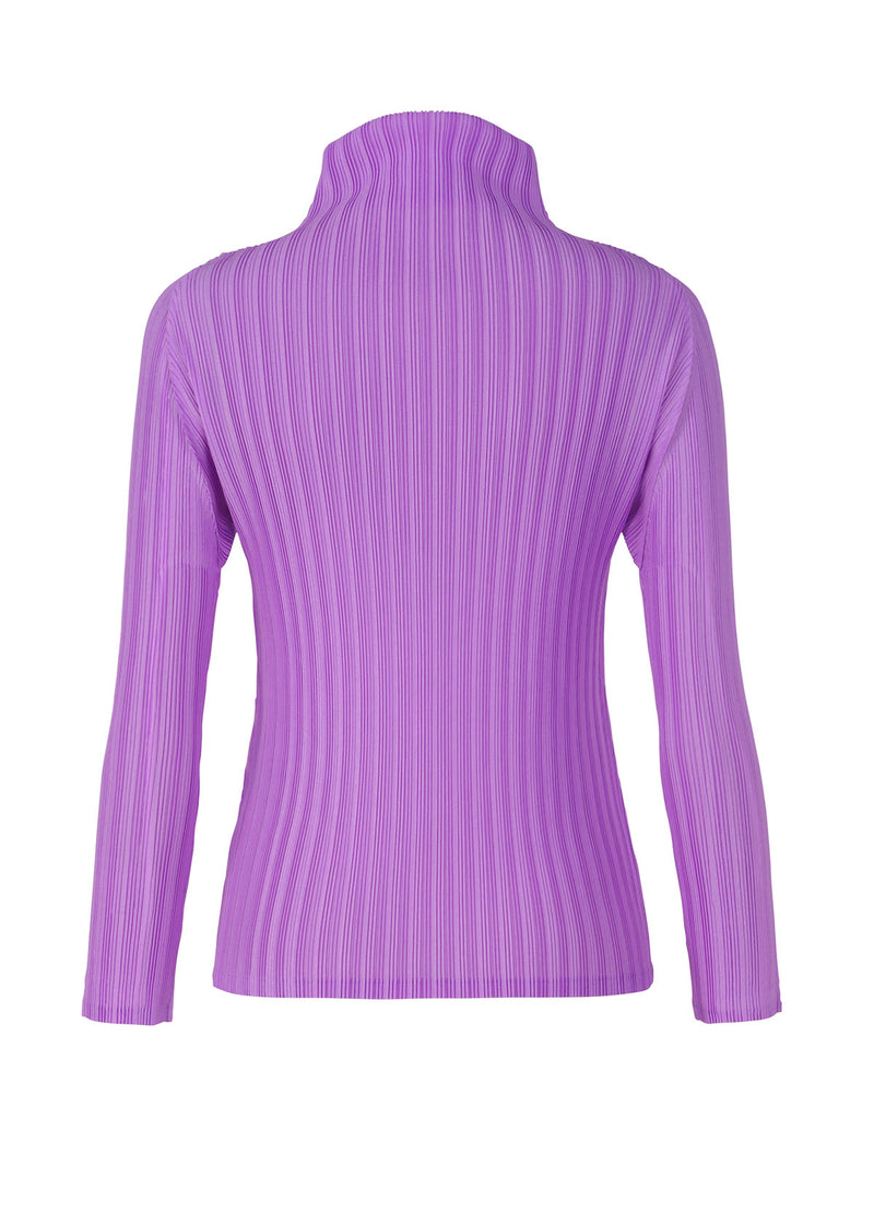 RIB PLEATS JANUARY Top Lavender