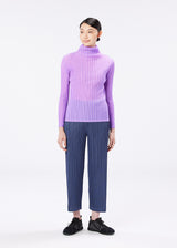 RIB PLEATS JANUARY Top Blue Black