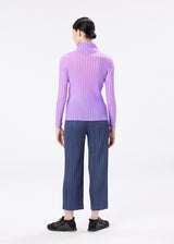 RIB PLEATS JANUARY Top Lavender