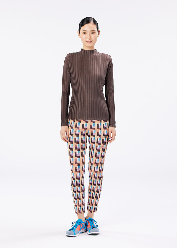 RIB PLEATS FEBRUARY Top Pale Yellow