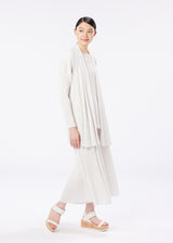 MELLOW PLEATS Coat Ink Black