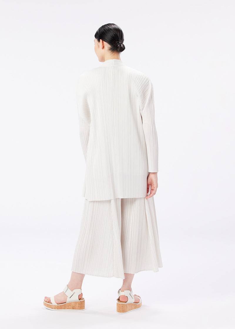 MELLOW PLEATS Coat Light Beige